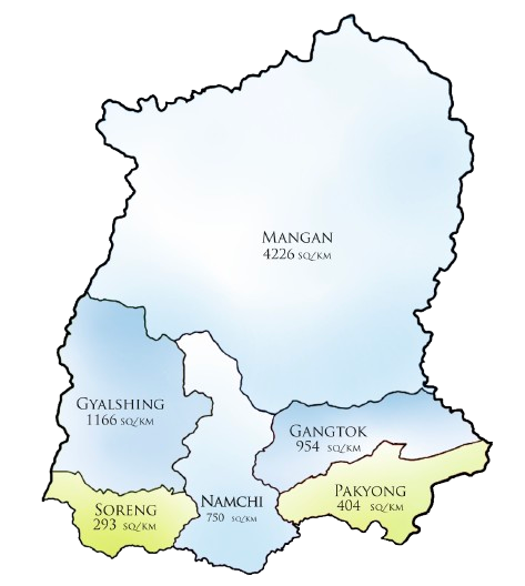 Sikkim Map